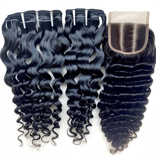 Raw 5x5 Burmese Curly HD Lace Closure