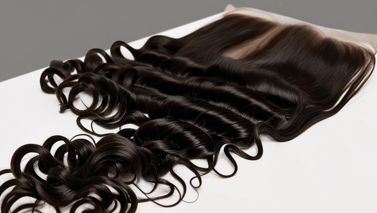 Raw Cambodian Loose Deep Wave 5x5 HD Lace Closure